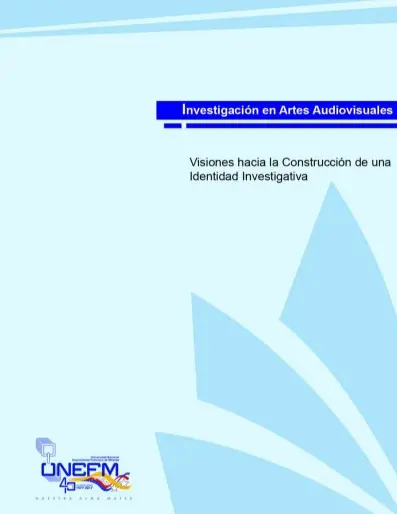 Investigación de Artes Audiovisuales (Portada)